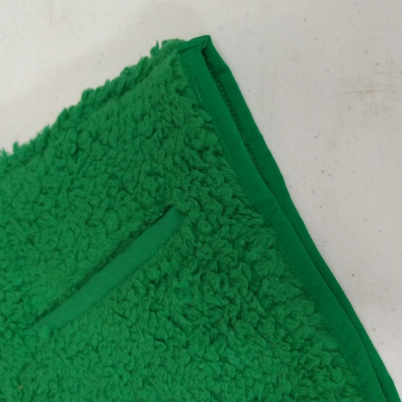 NEW! Kids' (Unisex) Faux Shearling Half Zip-Up Pullover, Green - Wondershop - Picture 6 of 8